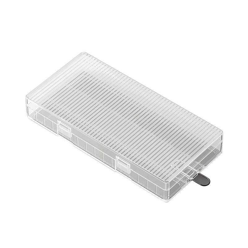 Shockproof Organizer Case for 18650 Battery 8 Slots Plastic Storage Box