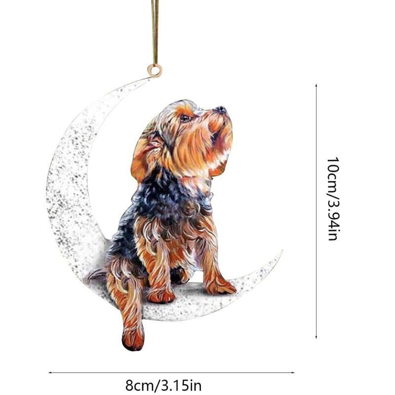 Creative Pet Dog Christmas Tree Art Hanging Ornament Thoughtful Gift for Xmas