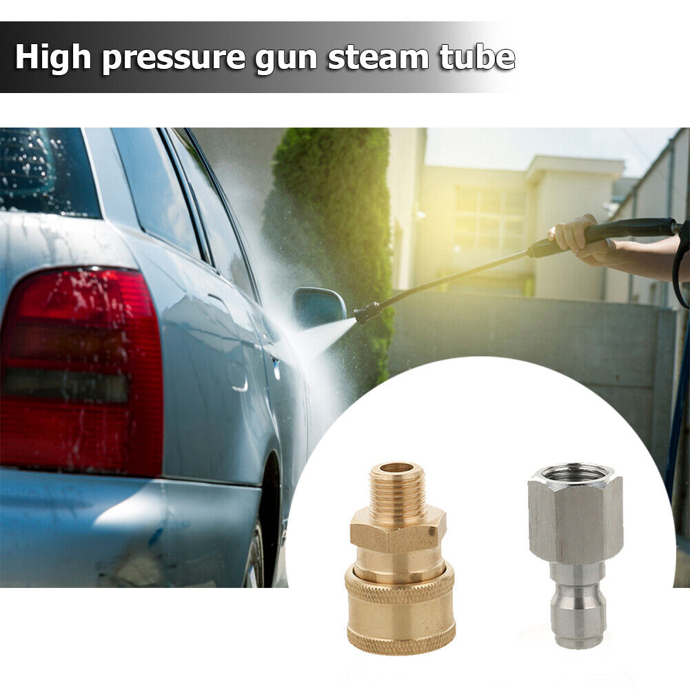 Pressure Washer Adapter Set 1/4 inch Quick Disconnect Kit G1/4 to 1/4 QC