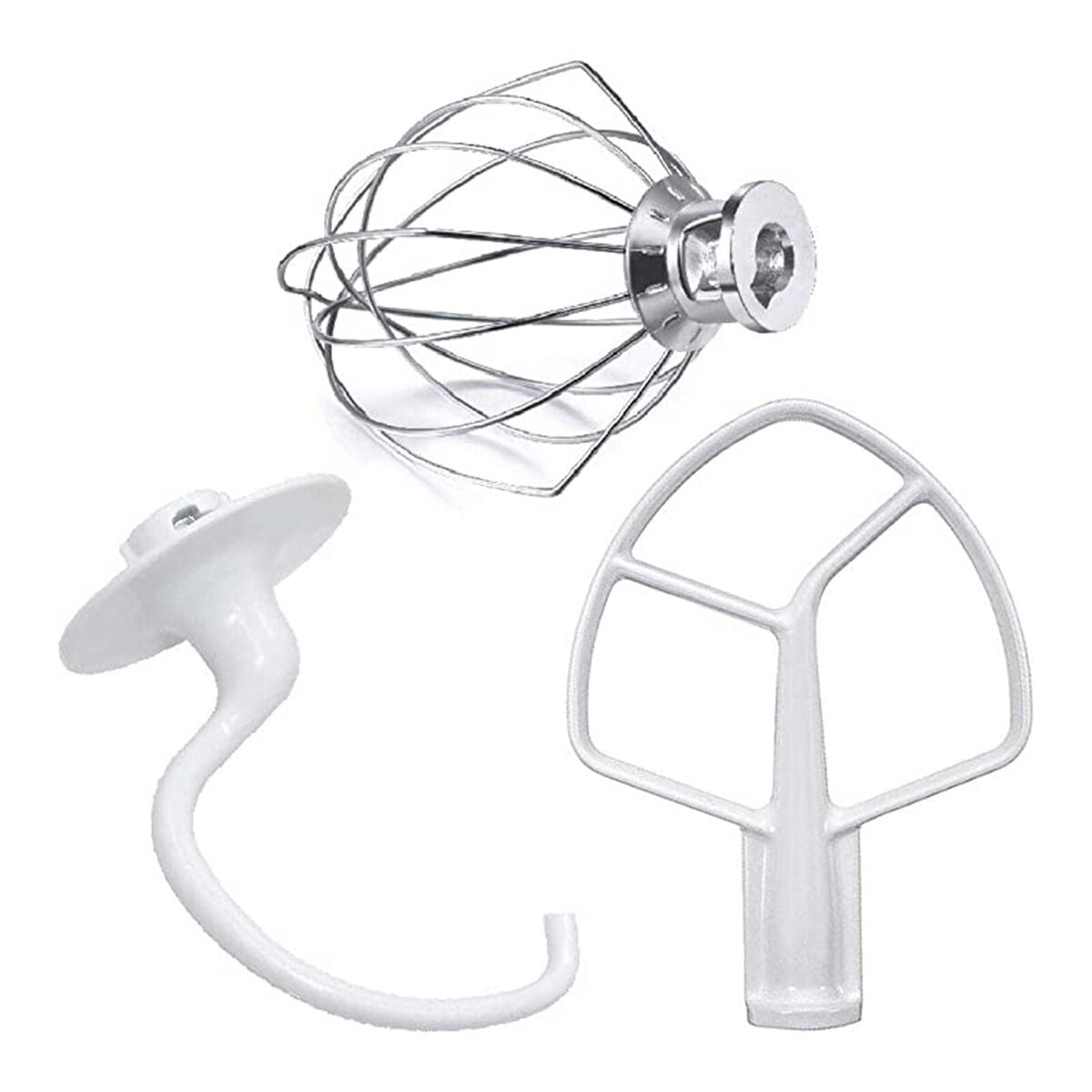 3 of pack  Mixer Replacement Set Flat Beater Wire  K45DH  Hook for 3K5SS