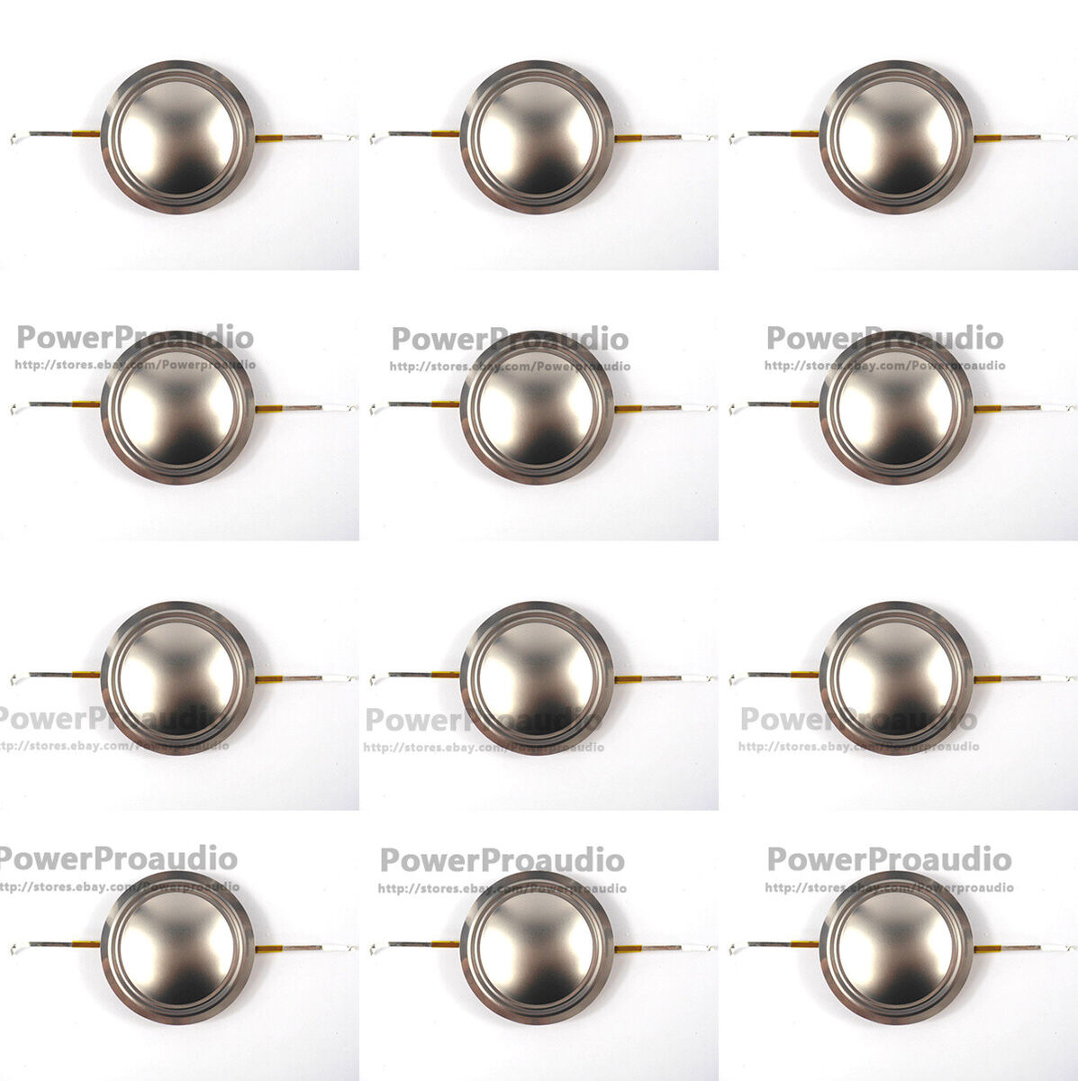 12PCS Voice coil 34.4mm 34.5mm Titanium Diaphragm Repair Kit dome 8 ohm
