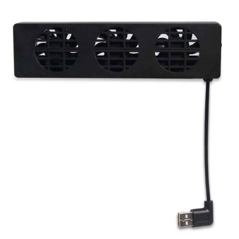 DC 5V 3-Fan External Super USB Cooling Fan Cooler For Switch Console