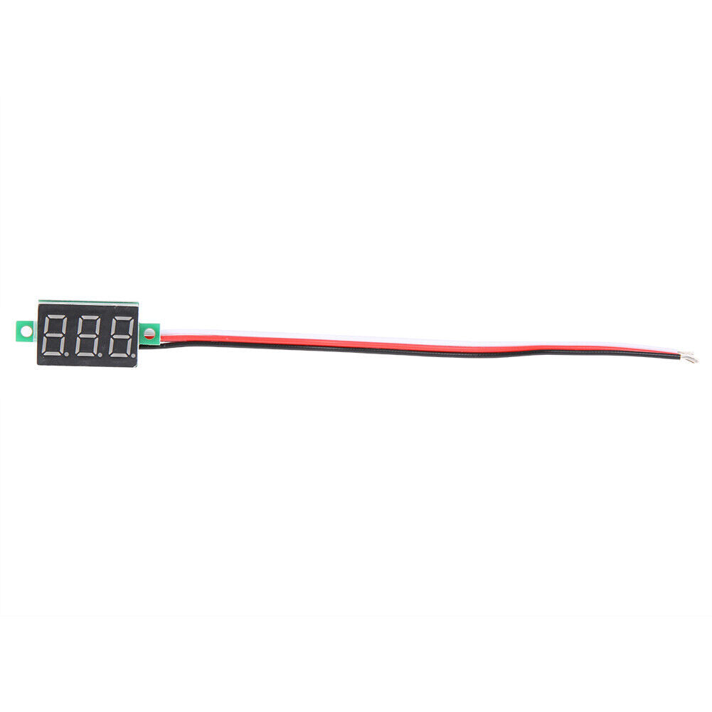 0.36inch LED Digital Voltmeter DC0-100V Three Line Volt Meter(Red)