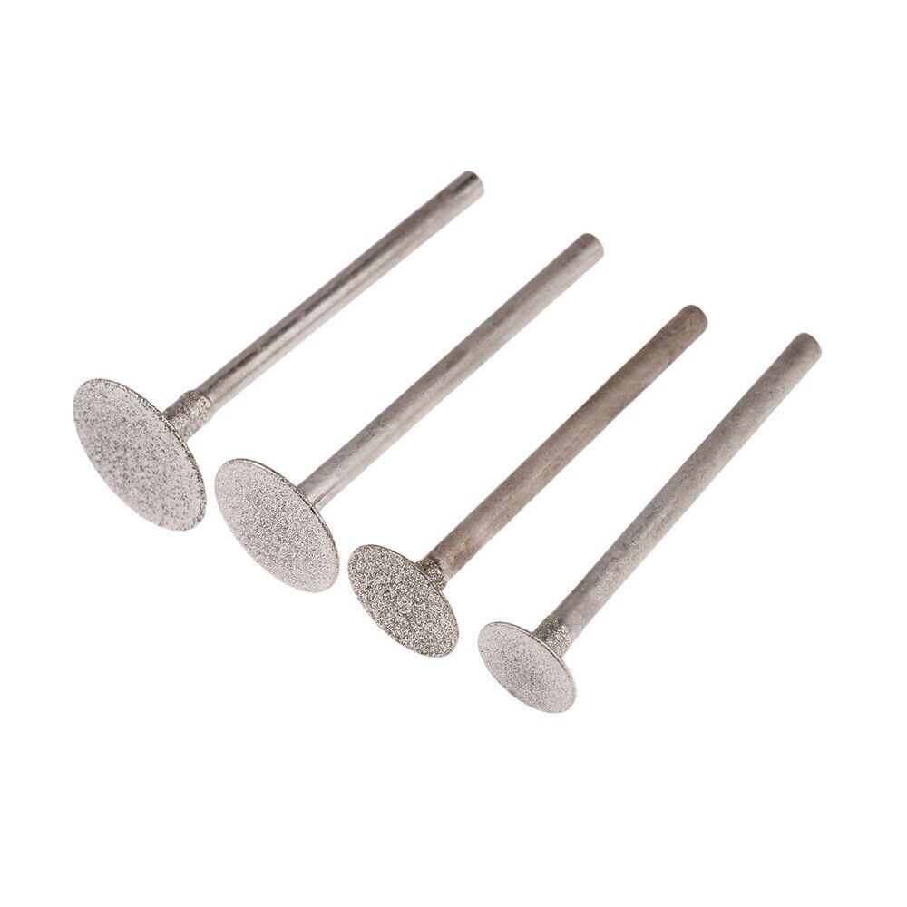 4pcs 10-16mm Ultra-Thin T Head Grinding Drill Bits Kit Carving Jade Stone Metal