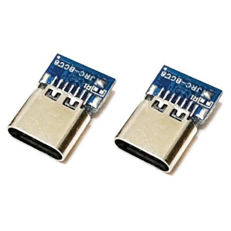 2x 16 Pin USB Type-C Charger Port Female Solder Jack USB Socket for USB Repair