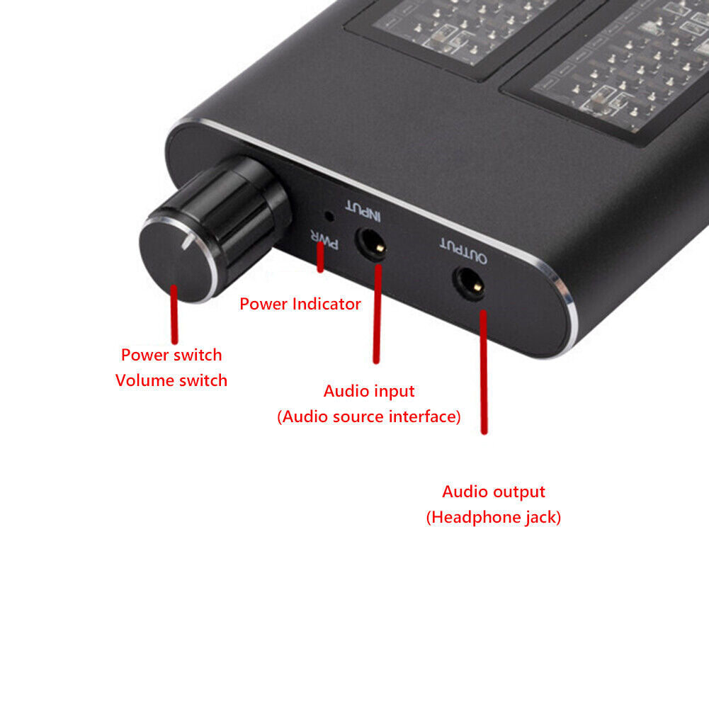 HiFi Headphone Earphone Amplifier 3.5mm Jack Aux Audio Amp for Mobile Phone