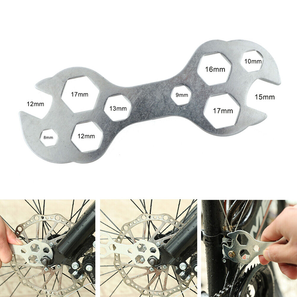 3x Bicycle Flat Hexagon Wrench Cycling Steel Torx Spanner Hand Repair Tool