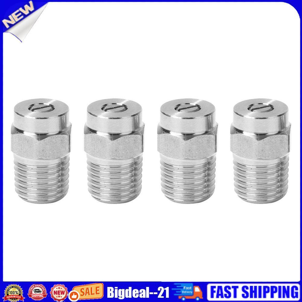 4pcs Pressure Washer Surface Cleaner Nozzles Replacement Thread Type Tips