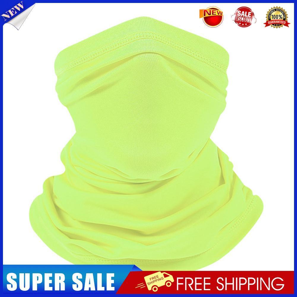 Cycling Camping Neck Tube Scarf Ice Silk Outdoor Running Bandana (green)