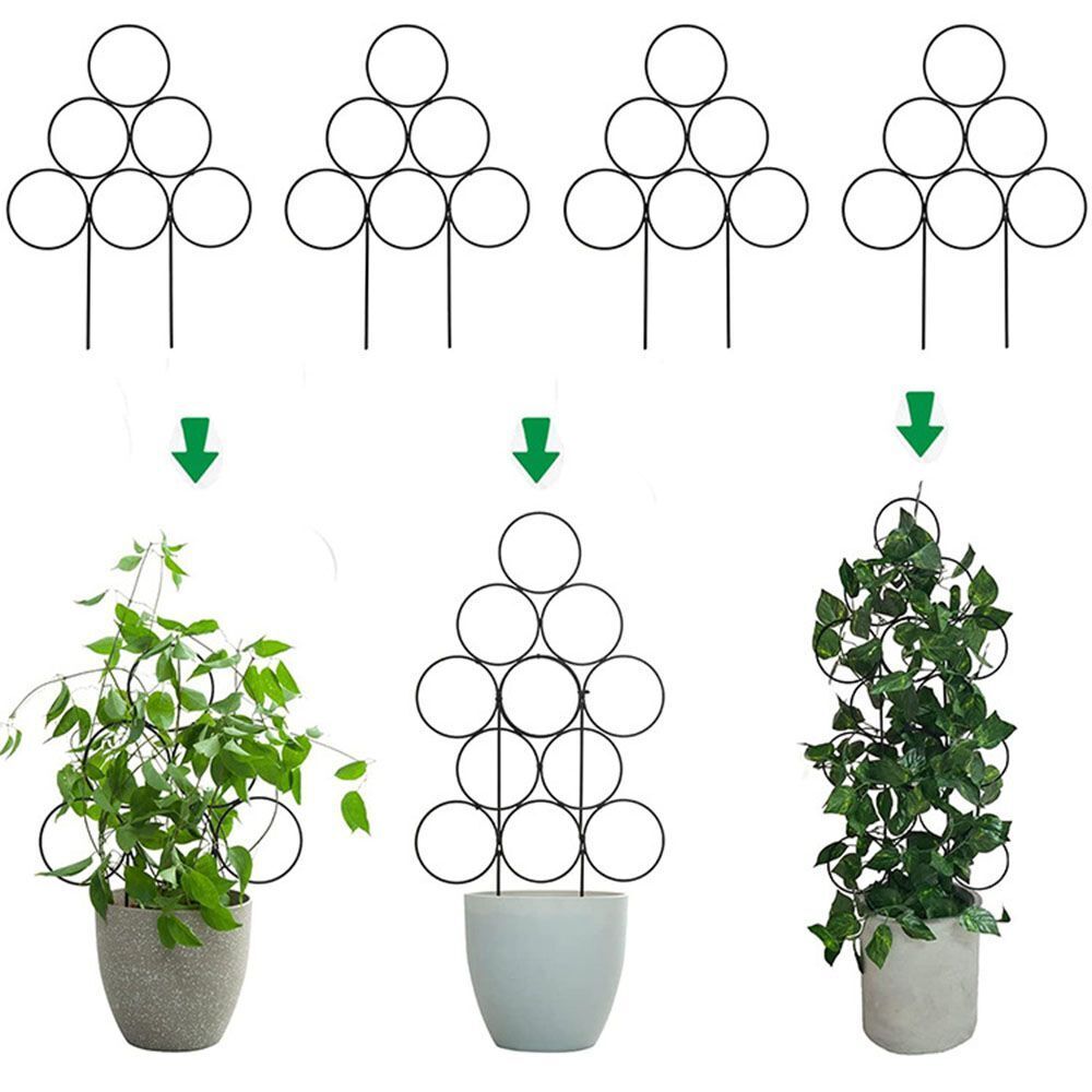Bracket Plants Support Potted Plants Stand Climbing Rattan Frame Climbing Rack
