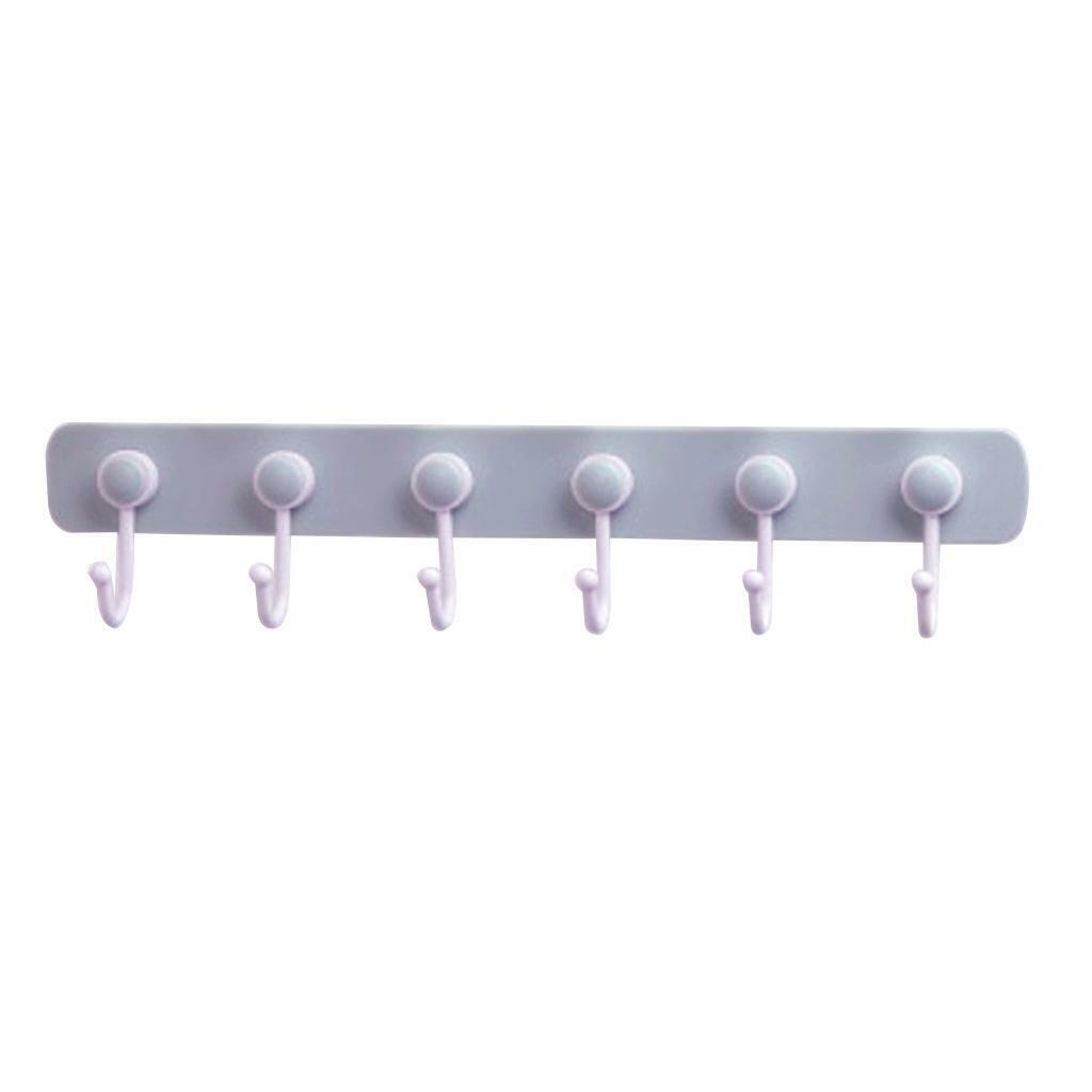2x Self-Adhesive  Hook Wrench Holder Rack Hanger Coat Hanging Decor