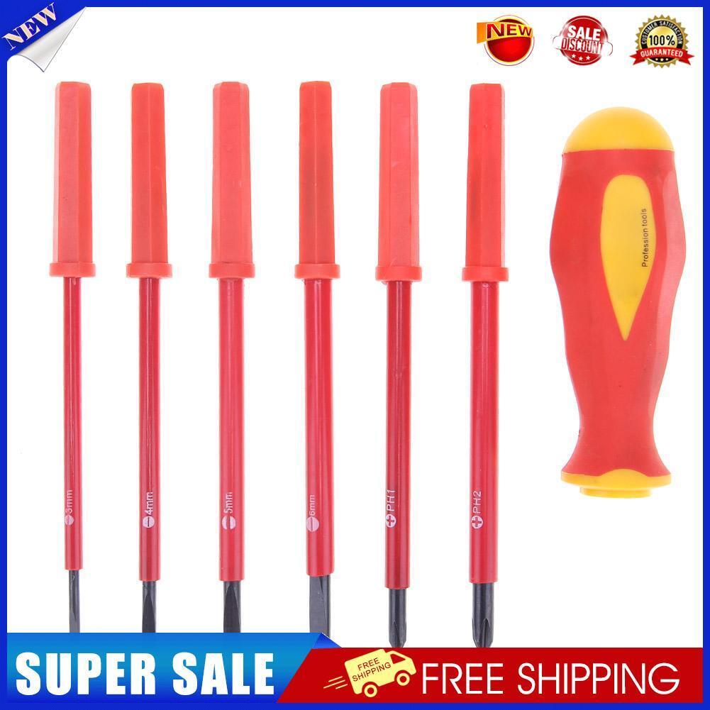 7pcs Multifunction Screwdriver Bit Set Insulated Screw Driver Repair Tool