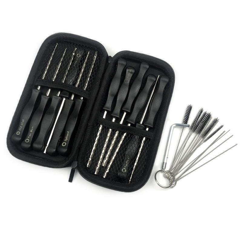 12pcs Carburetor Adjustment Tool with Cleaning Needle Brush for 2 Cycle Engine