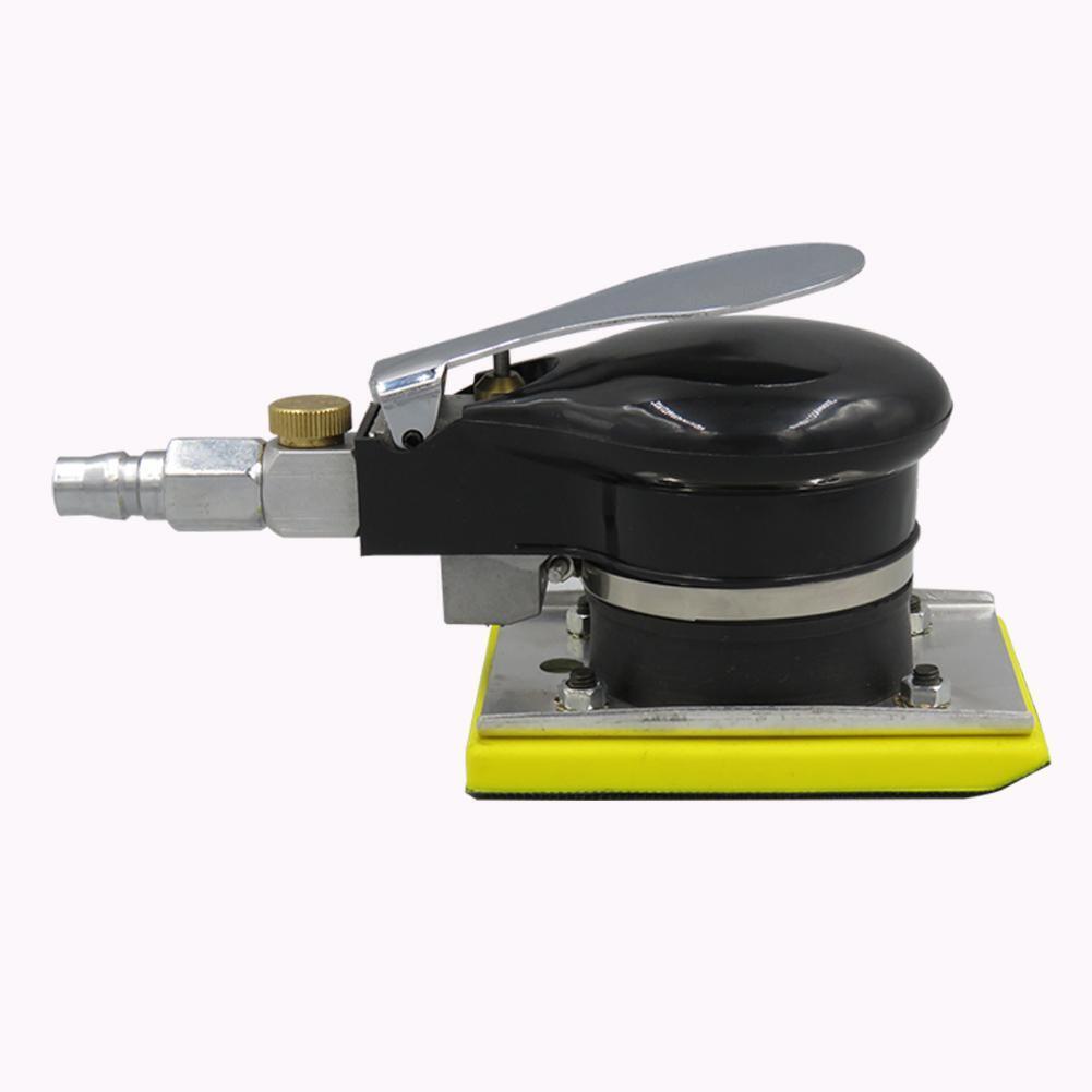 Air Eccentric Orbital Pneumatic Sander Disc Square Pad Grinder Polisher