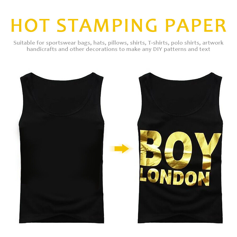 19.3cmx5m Heat Activated Foil Hot Stamping Foil Transfer Paper Roll (D)