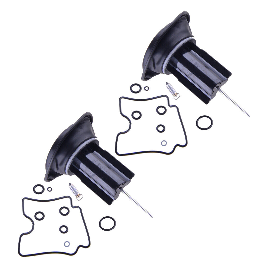 2 x Carburetor Diaphragm Repair Kit Fit For Yamaha V-Star 1100 XVS1100 1999-2007