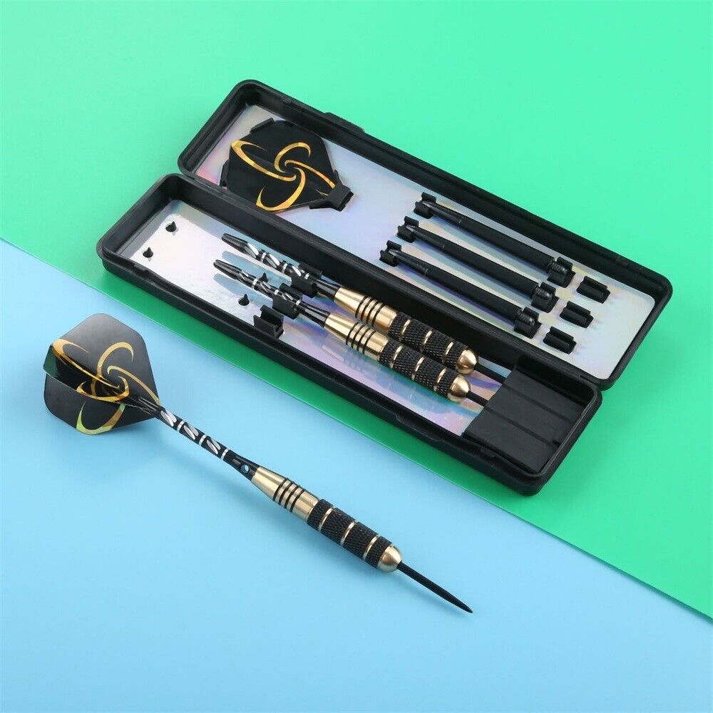 3pc Boomerang 24g Darts & Box Copper Black Nickel Barrel Dart Fans Friend Gift