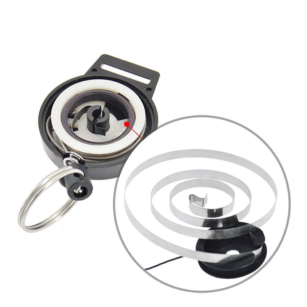 Diving Spring Rope Quick-release Buckle Dive Safety Tool Diving Wire Lanyard
