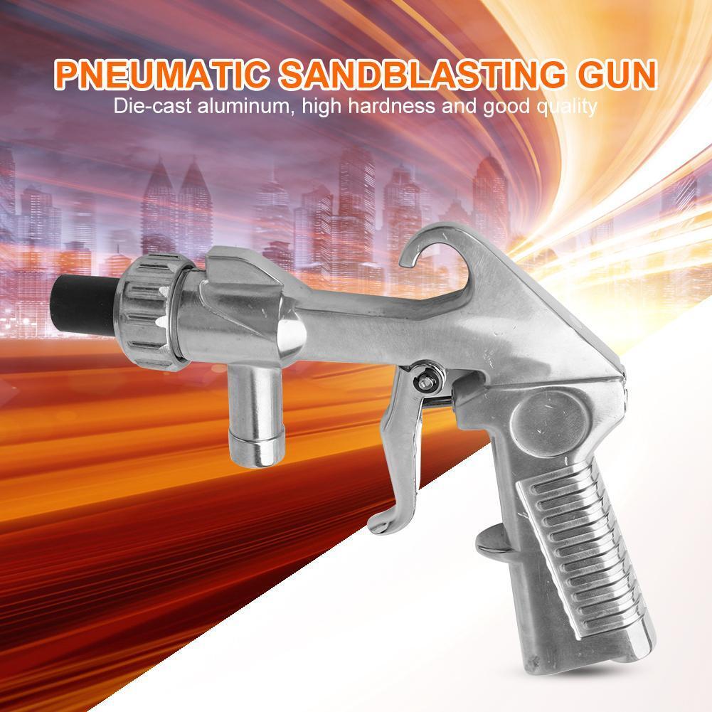 Sandblaster Air Siphon Feed Blasting Nozzle Ceramic Tips Abrasive Tools (A)