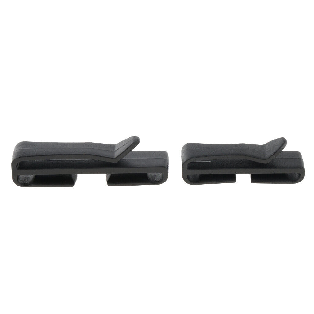 10pcs  Webbing Ending Clip Keeper Buckle for  Backpack Bag 38mm