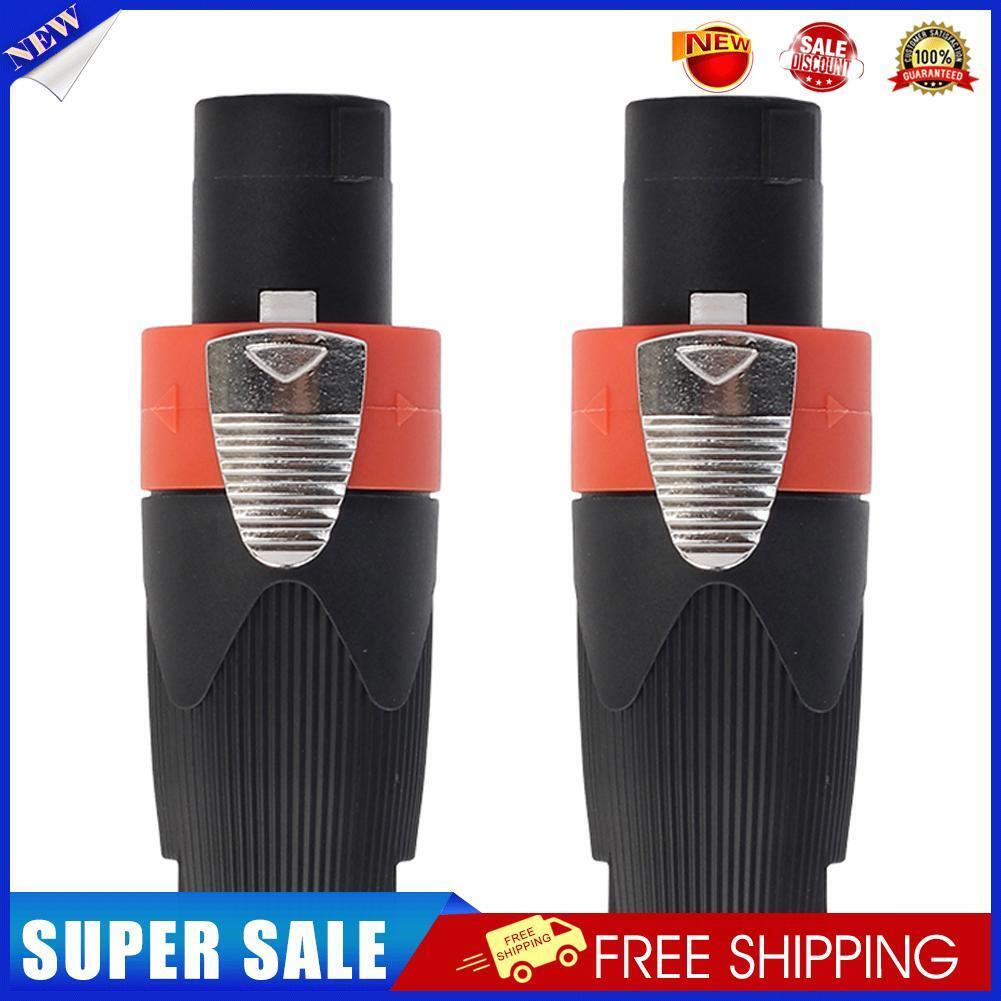 2pcs 4-Pole Male Audio Cable Connector Plug for Cable NEUTRIK NL4FC
