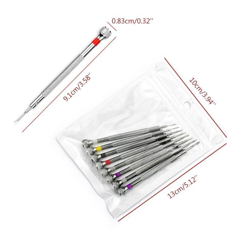Watch Repair Screwdriver Set 0.6-1.6 mm Micro Screwdriver for Watch Repair 8 Pcs