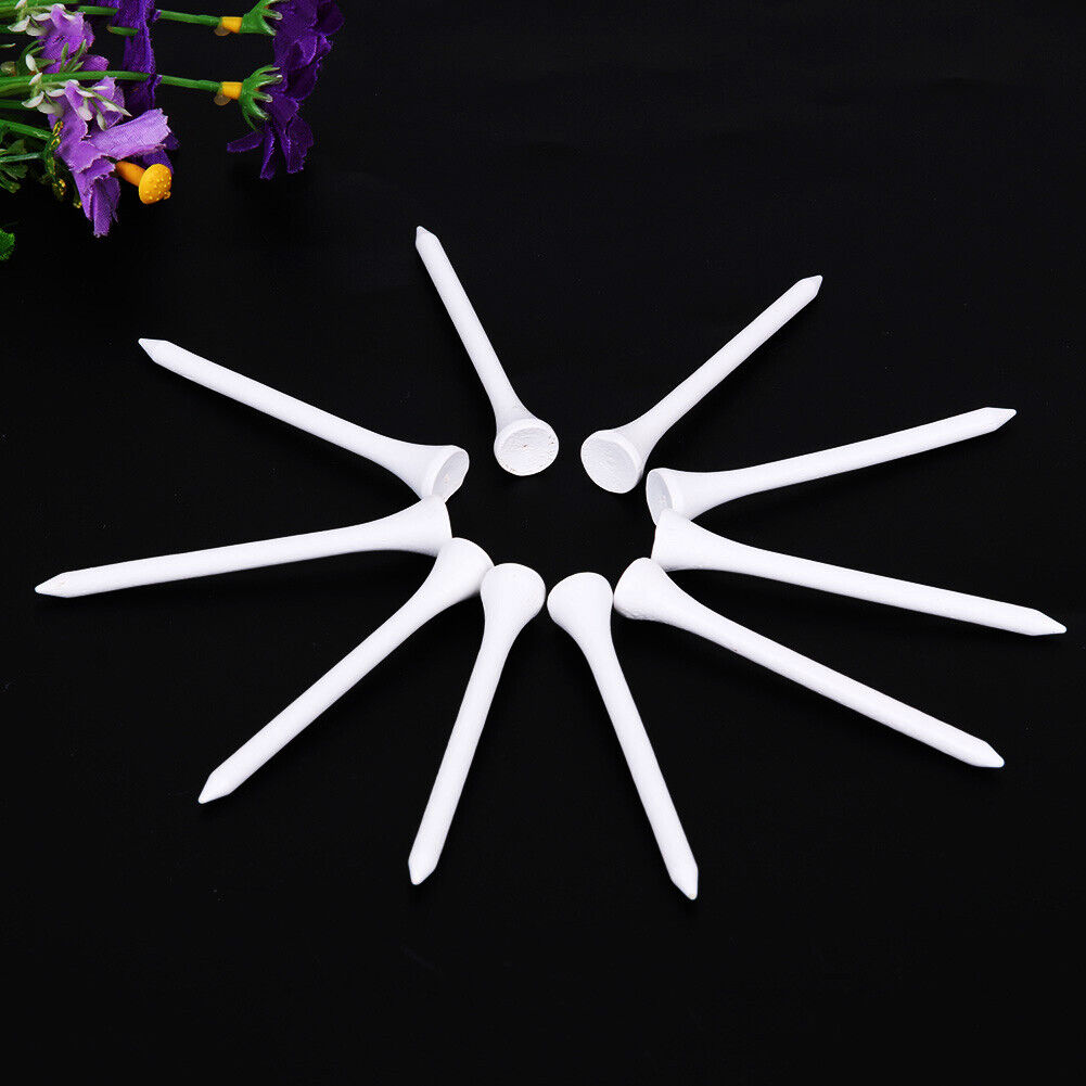 10pcs Wooden Golf Tees Golf wooden Tees Golf Accessories Golf Ball Nails