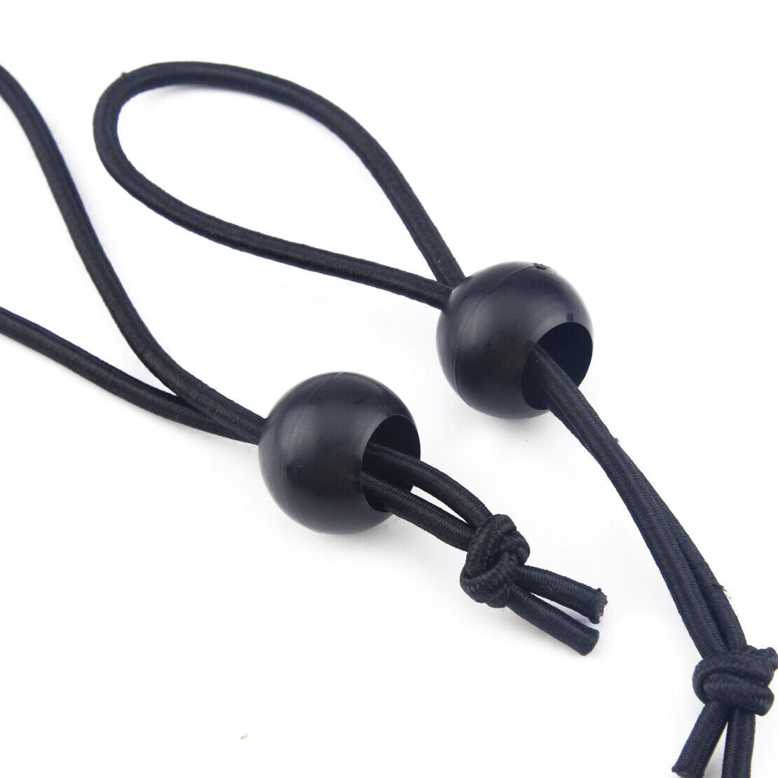 4pcs Ball Ends Flag Pole Clip Bungee Ties Cord Elastic Rope Attach Windsock li