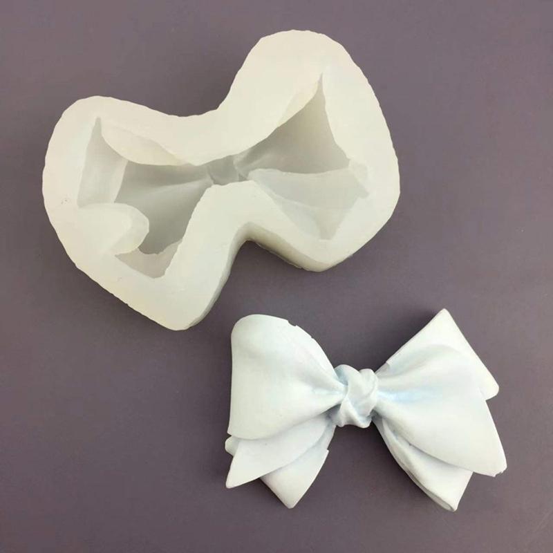 Bowknot Fondant Chocolate Candy Molds Bow Sugar Craft DIY Cake Molds for Party