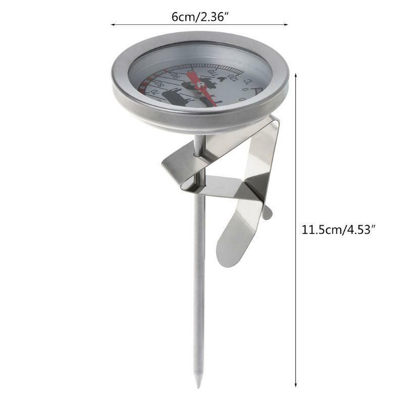 1Pcs Stainless steel BBQ Grill Meat Thermometer Dial Gauge Cooking Food Probe w