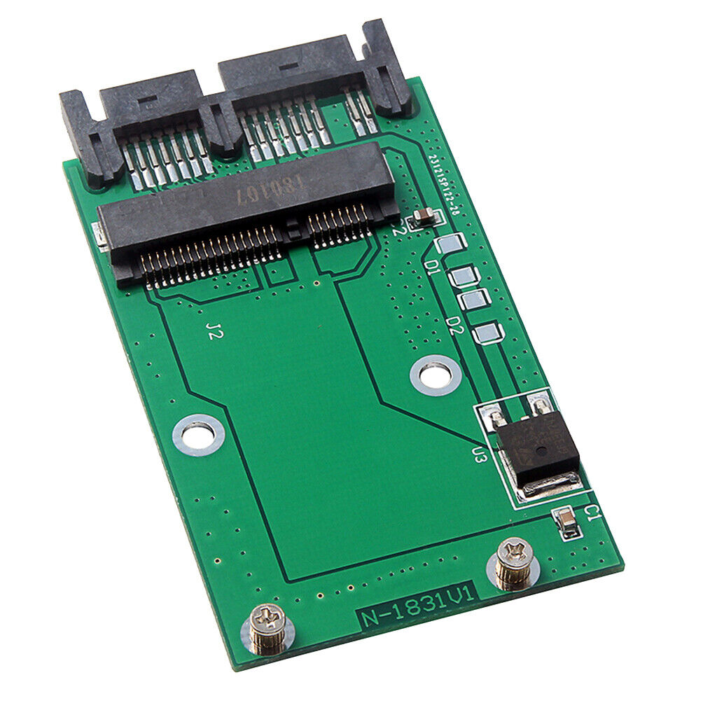2 Pieces M SSD to 1.8" (7+9Pin) Micro  16Pin Adapter Converter Card