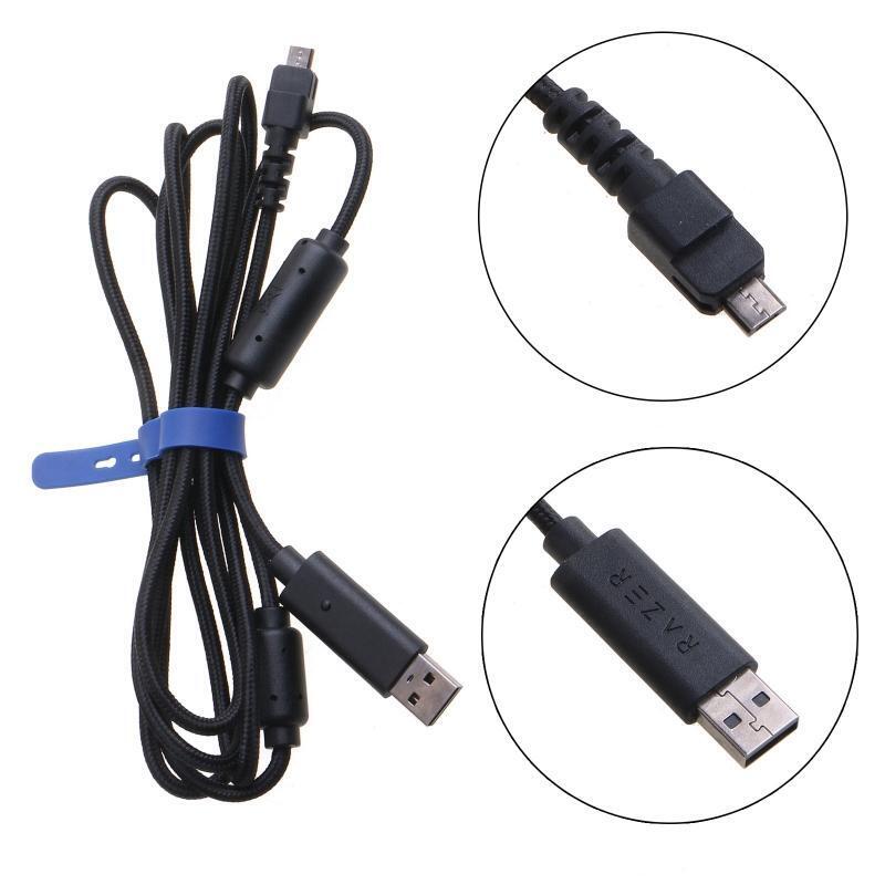 Nylon USB Cable for Razer Wolverine Xbox One Gaming Controller Fast Trans 1.9m