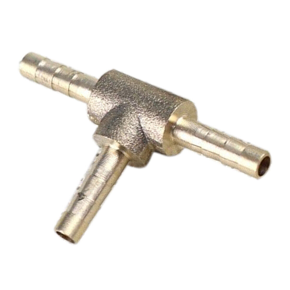 10Pcs 4mm 1/8 Inch 3 Way Tee T Hose Barb Connector Pipe Adapter Fitting Brass
