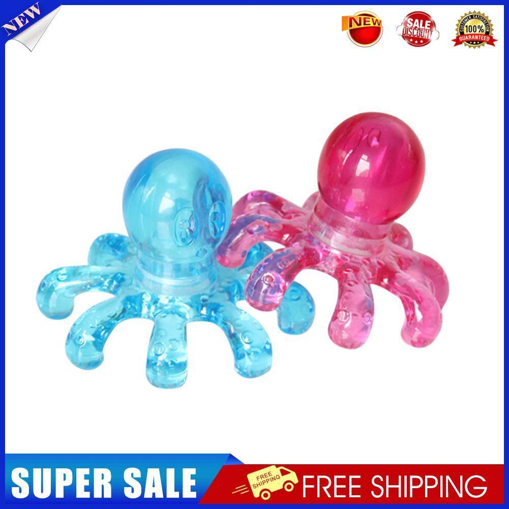 Portable Crystal Octopus Massager Handy Claw Massage for Relaxing Head Neck