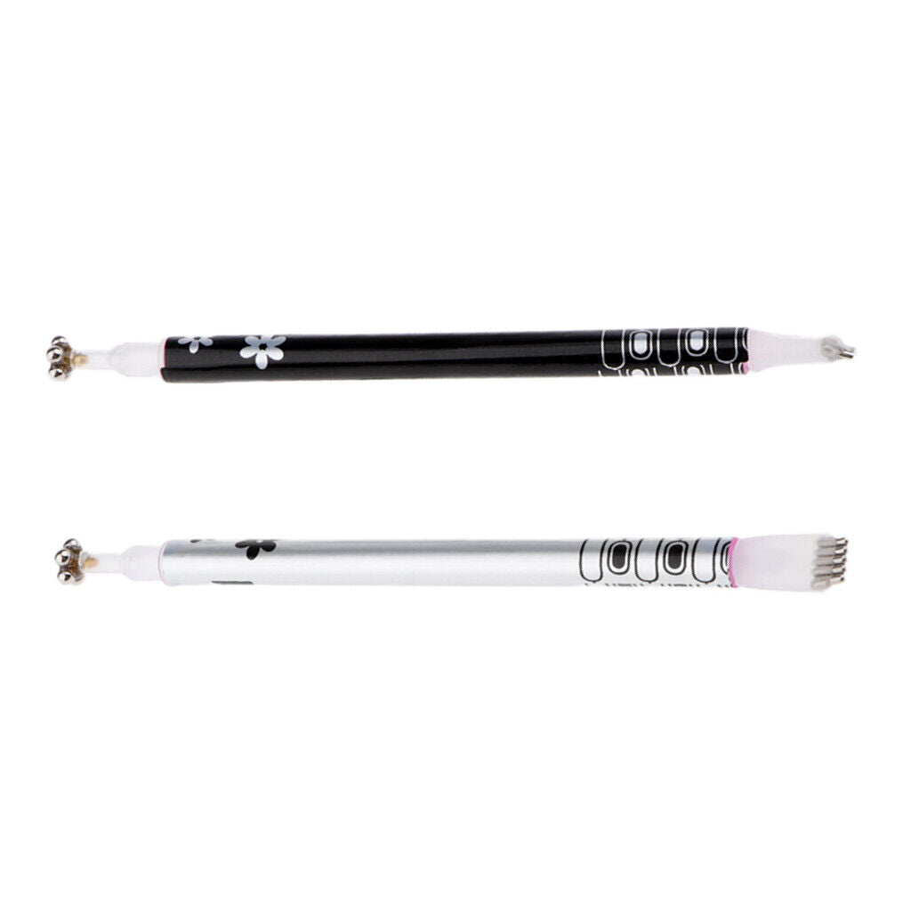 2 Pack Cat Eye Magnetic Stick for UV Gel Dual-ended Magnet Pen Manicure Nail Art