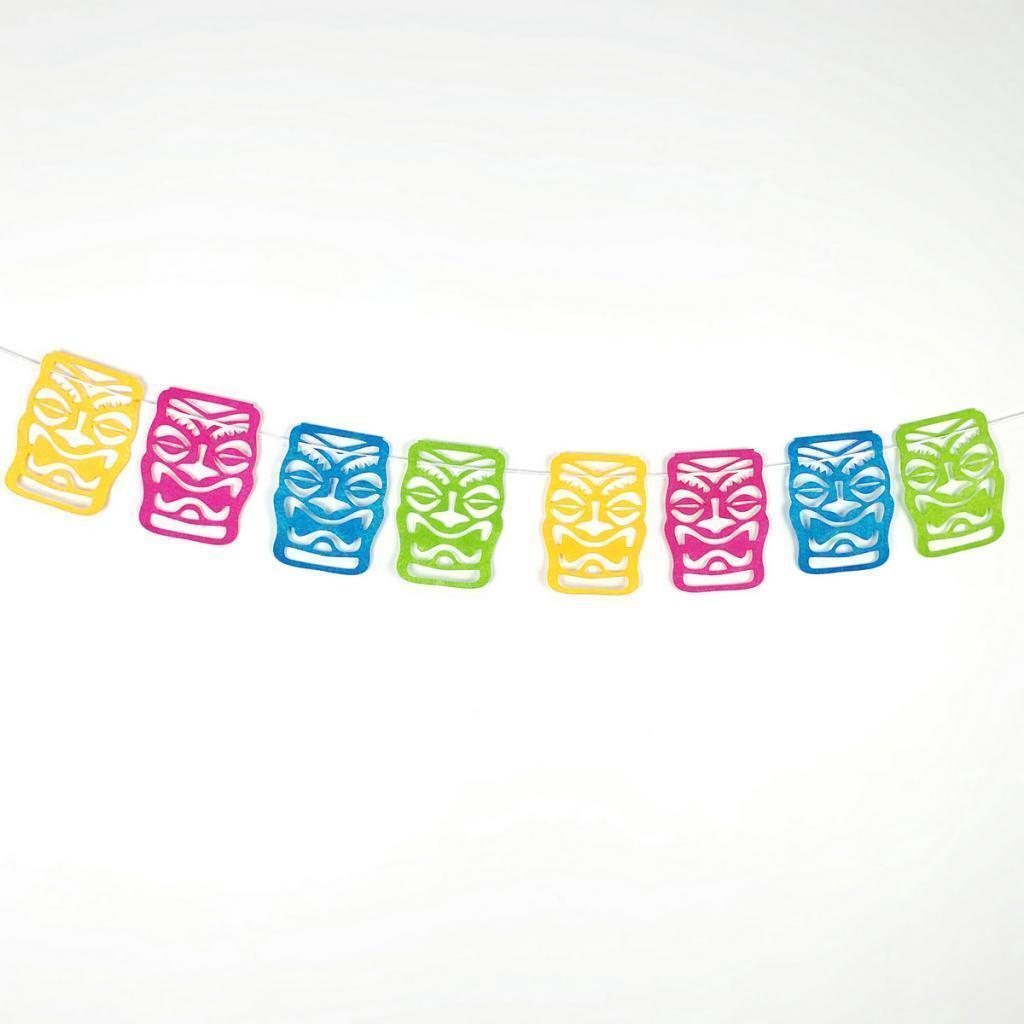 Hawai Bunting Non-Woven Fabric Banner Garland Luau Party Ornaments Favor