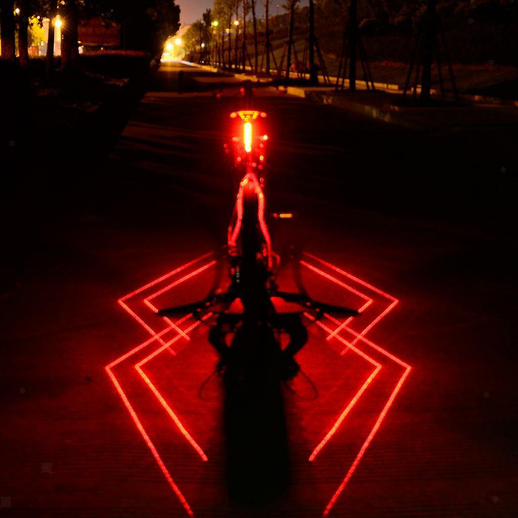 Bicycle  Rear LED Tail Light USB  Spider Taillight Safety