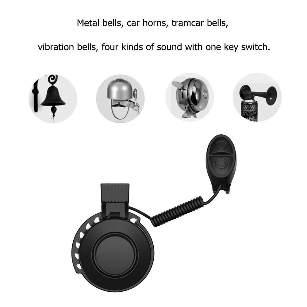 Electric Cycling Bells Waterproof MTB Bicycle Handlebar Horn Ring Bell