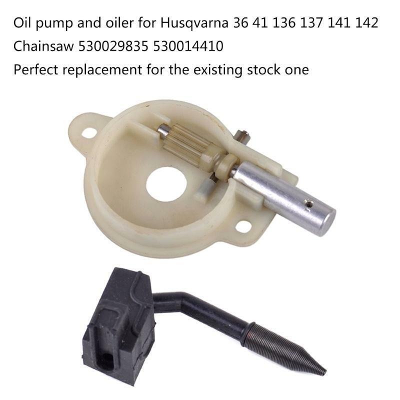 Oil Fuel Pump Oiler for Husqvarne 36 41 136 137 141 142 Chainsaw Parts