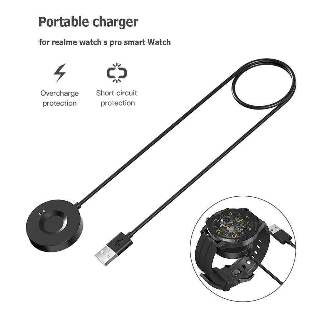 Sport Watch Magnetic Charger Charging Pad 1 Meter for Realme Watch S Pro