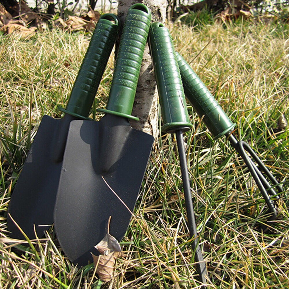4pcs/set Mini Shovel Rake Spade Set Garden Bonsai Tool for Women Men Gift
