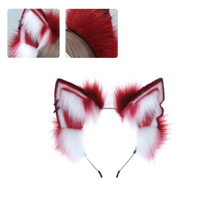 Cute Wolf Fox Ears Durable Hair Hoop Women Headband Makeup Hair Accessories