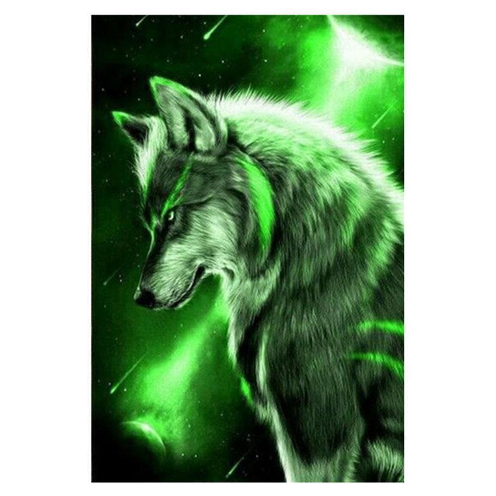 Wolf ?5D Diamond Painting Embroidery DIY Craft Cross Stitch Home Decor?(A)