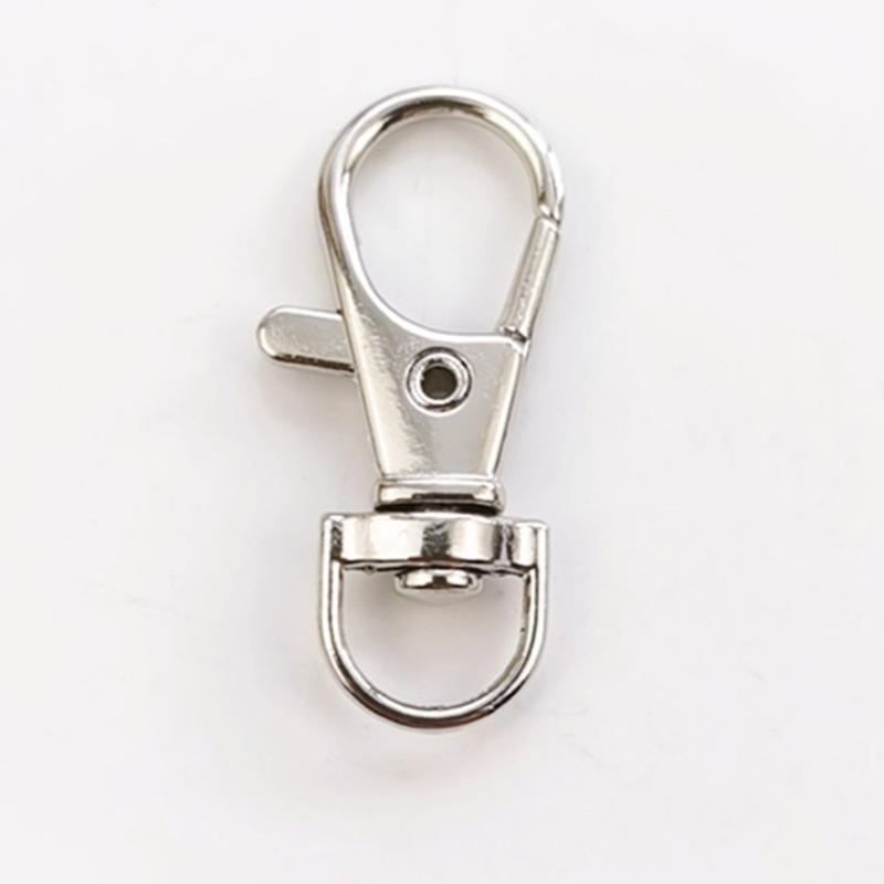 70 Pcs/Set Key Fob Hardware Set Colorful Tassel Tail Clip Hook Clasp Open Loop