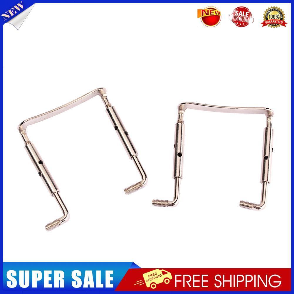 2pcs Stainless Steel Violin Chin Rest Clamp Screws Metal Violin Parts (2)