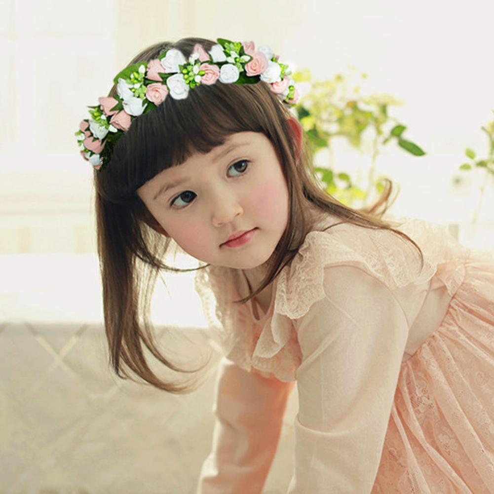 The Bride Headdress Headdress Flower Children's Wreath Tire