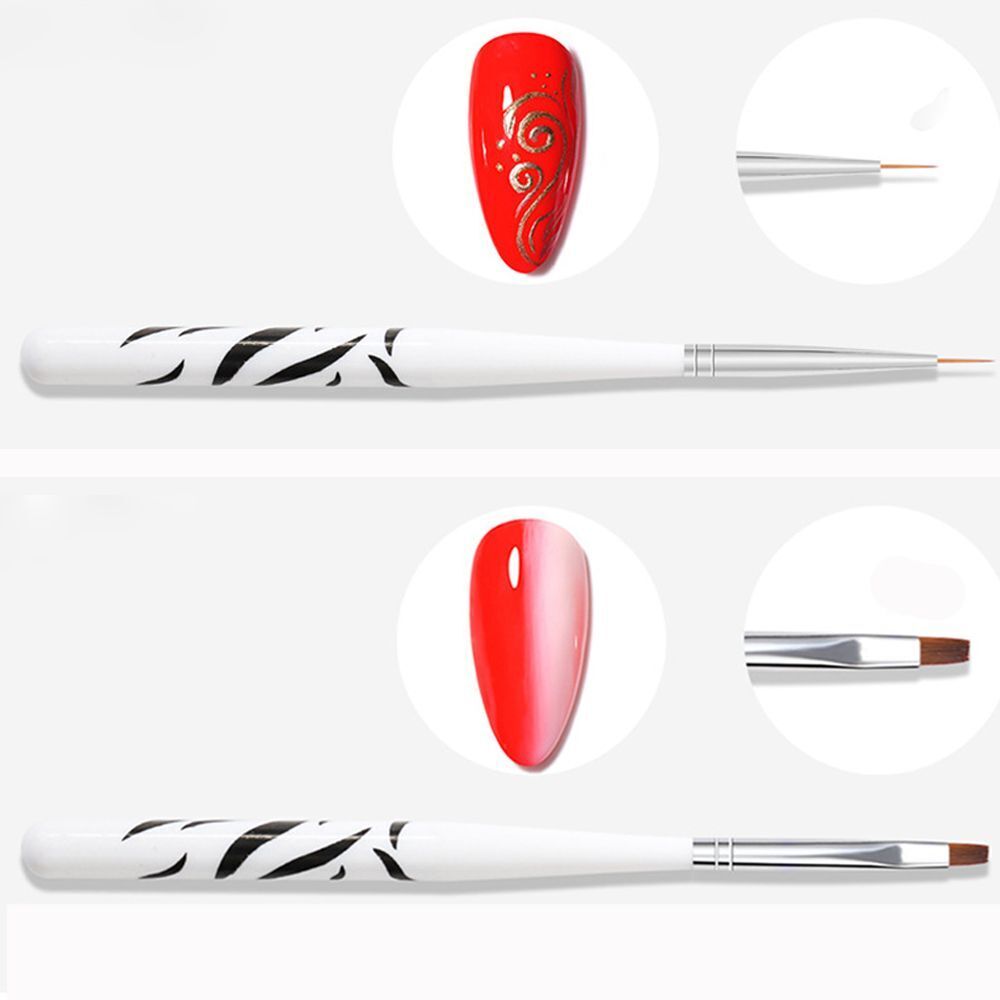 Extension Pen Carving Gel Brush Nail Art Brushes Drawing Pen Manicure Gel Brush