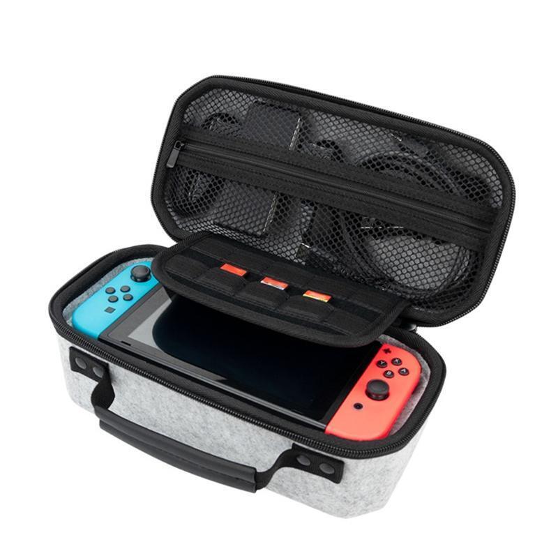 Hard EVA Shell Travel Carry Case Container Organizer Bag for Switch OLED Console