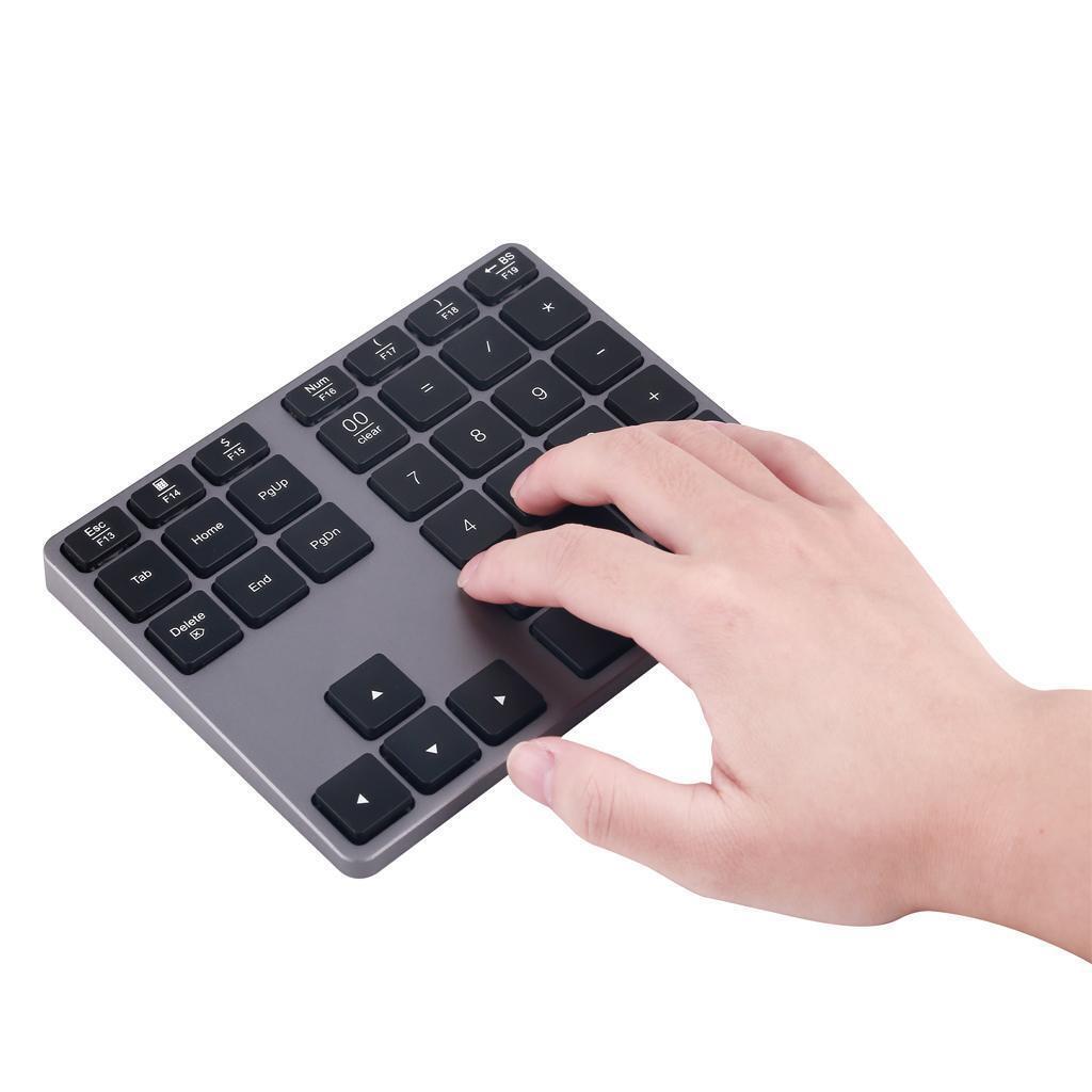 Wireless  Numeric Keyboard Rechargeable Battery 34 Keys Keypad