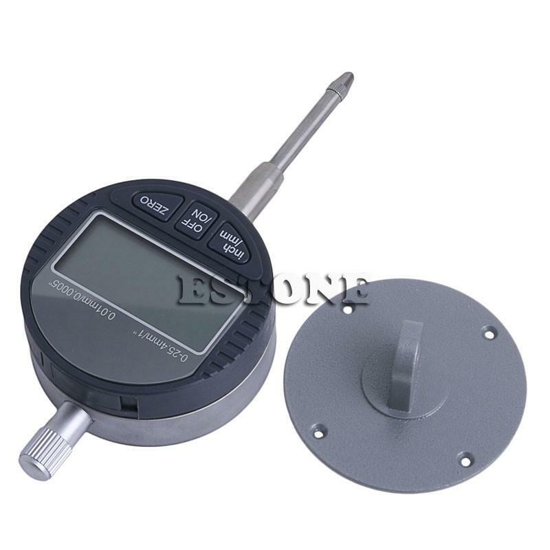 0.01mm/0.0005" Range 0-25.4mm/1" Gauge Digital Dial indicator Precision Tool